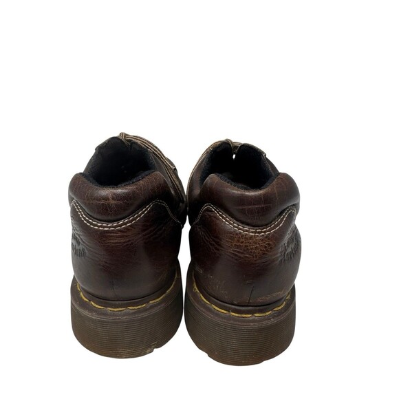 Dr Martens 6 Eye Chunky Oxford Brown Leather 12312 Shoes Doc Mens 12 Y2K 90s main image 5
